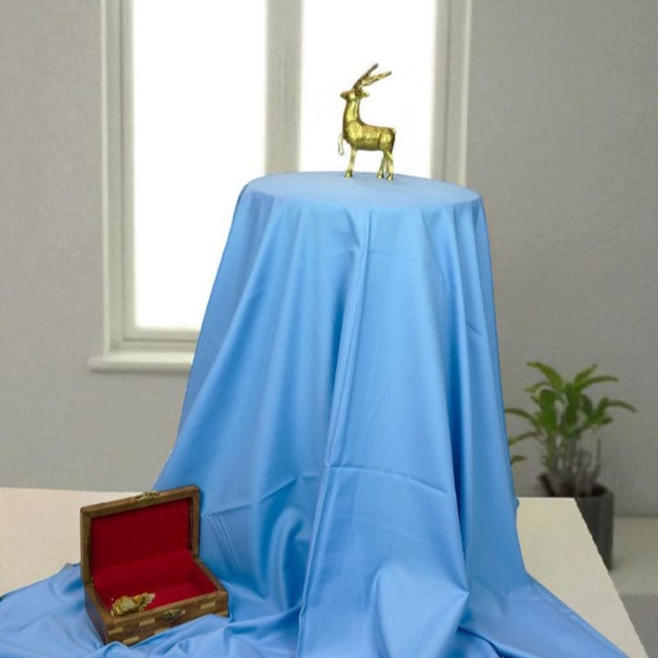 Pure Azure Blue Boski - Crisp Summer Day Fabric