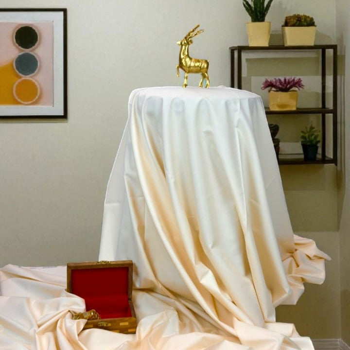 Soft Cream Ivory Boski - Warm Off-White Classic Fabric