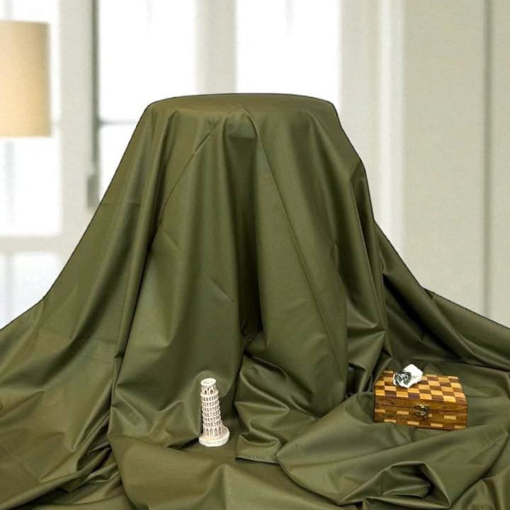 Muted Military Olive Boski - Robust Earthy Fabric