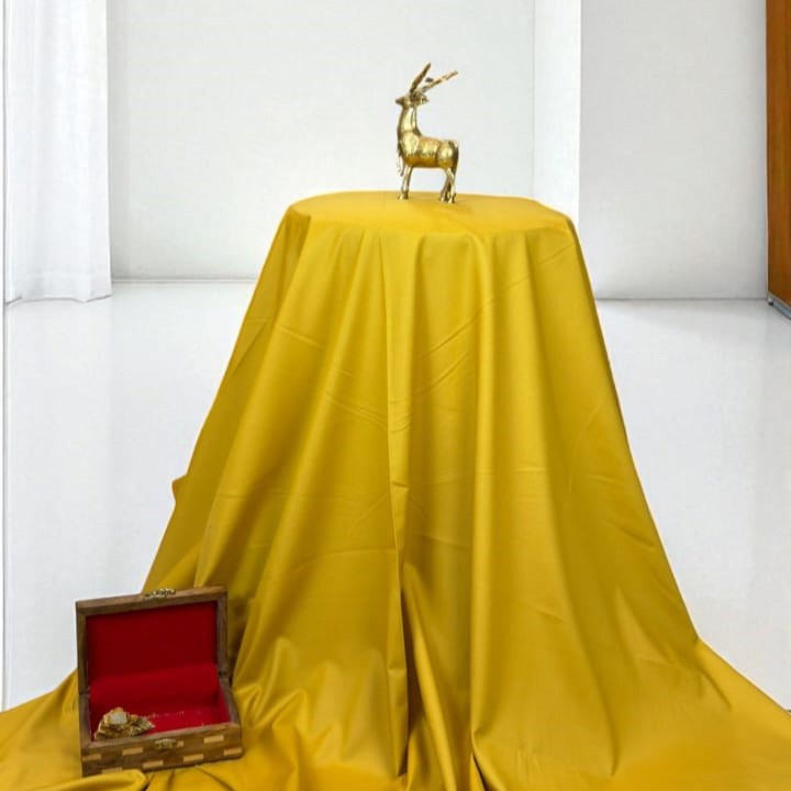 Bright Sunbeam Yellow Boski - Vibrant Festive Fabric