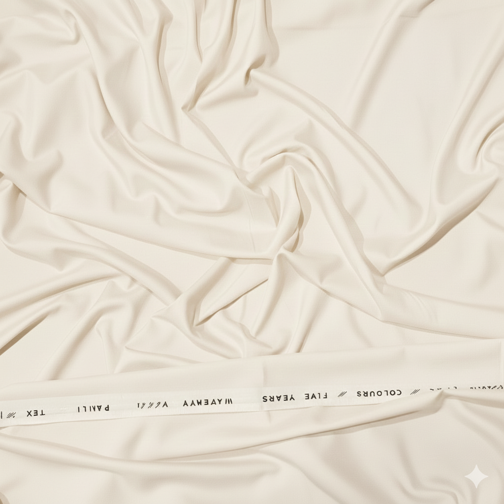 Rahat Washnwear SUIT – Soft Touch, Stylish Finish | 4 SEASON STUFF | off White