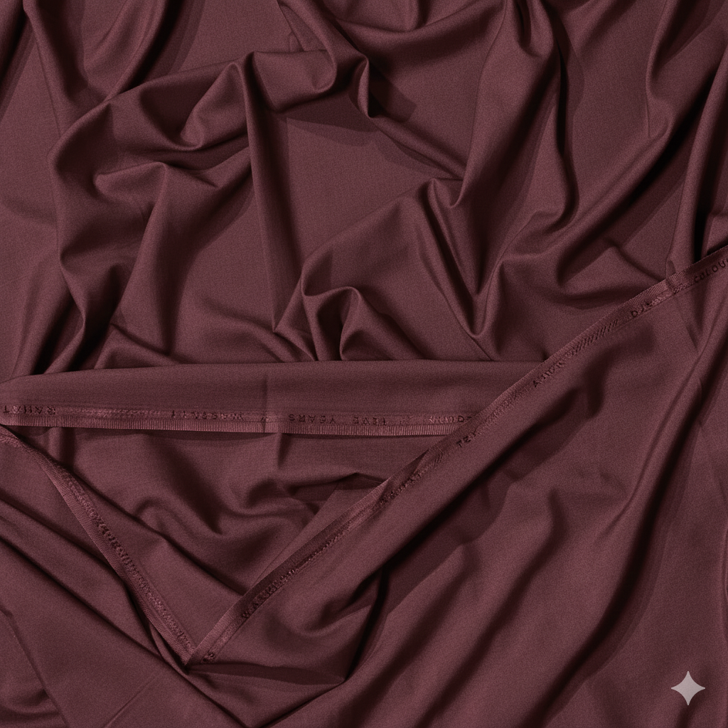 Rahat Washnwear SUIT – Soft Touch, Stylish Finish | 4 SEASON STUFF | Royal mahroon