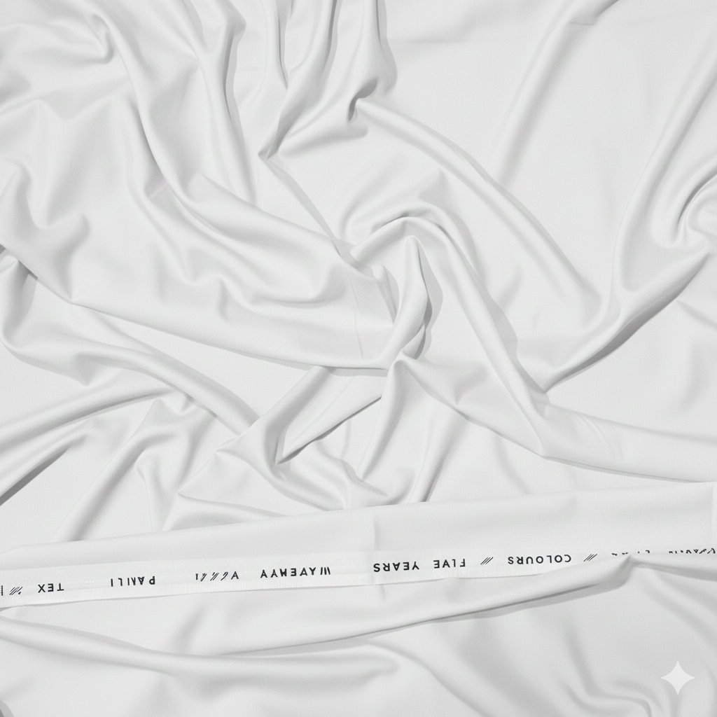 Rahat Washnwear SUIT – Soft Touch, Stylish Finish | 4 SEASON STUFF | WHITE COLOR