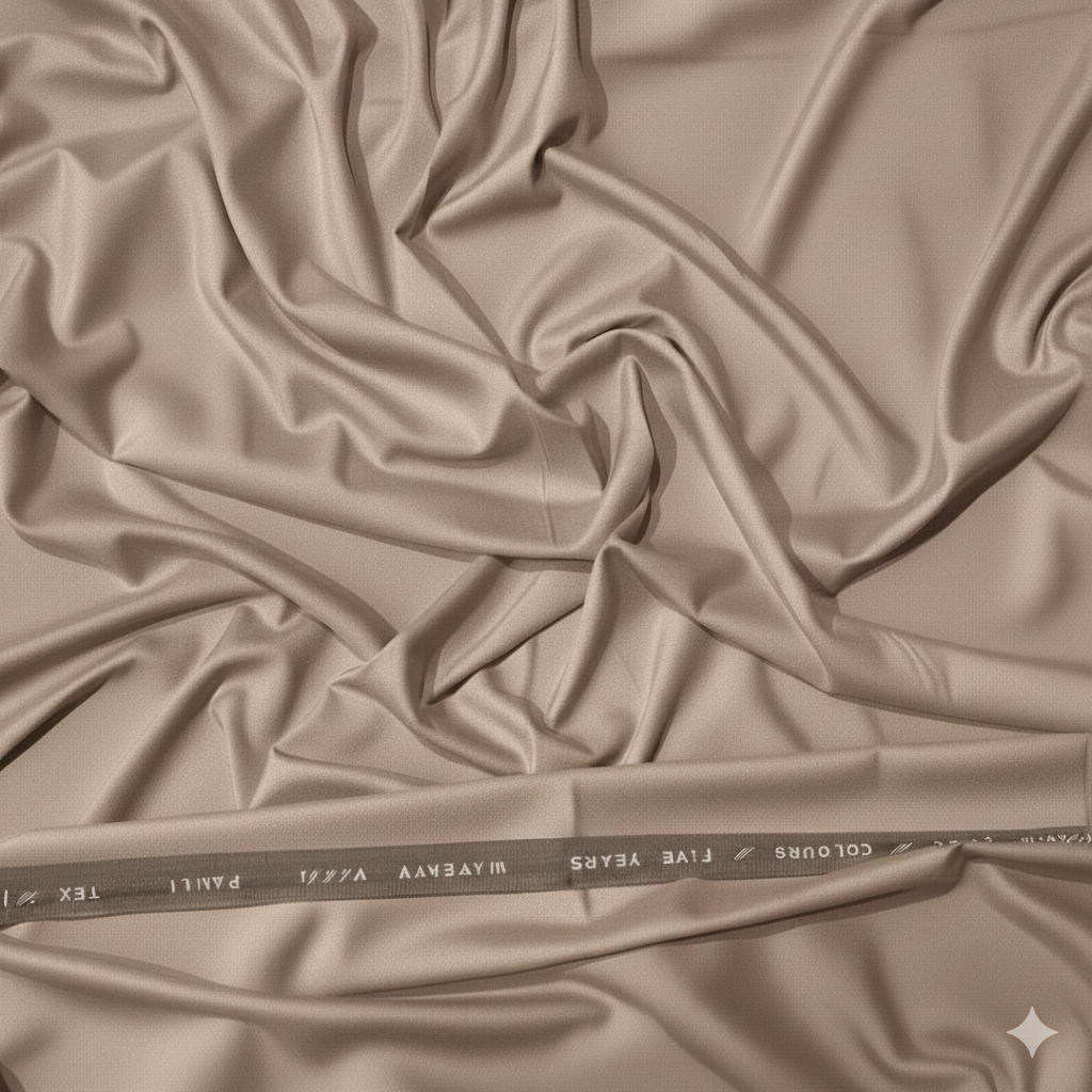 Rahat Washnwear SUIT – Soft Touch, Stylish Finish | 4 SEASON STUFF | LIGHT BROWN