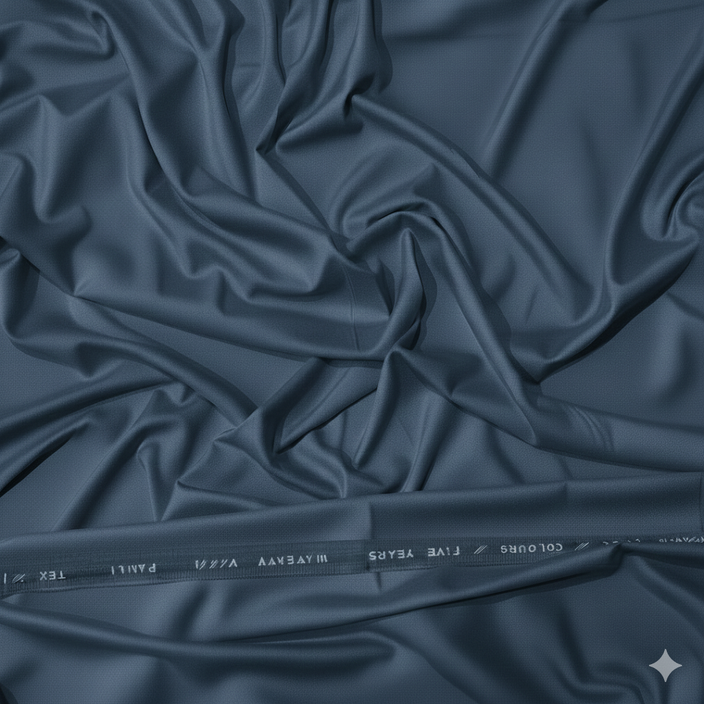 Rahat Washnwear SUIT – Soft Touch, Stylish Finish | 4 SEASON STUFF | STEEL BLUE