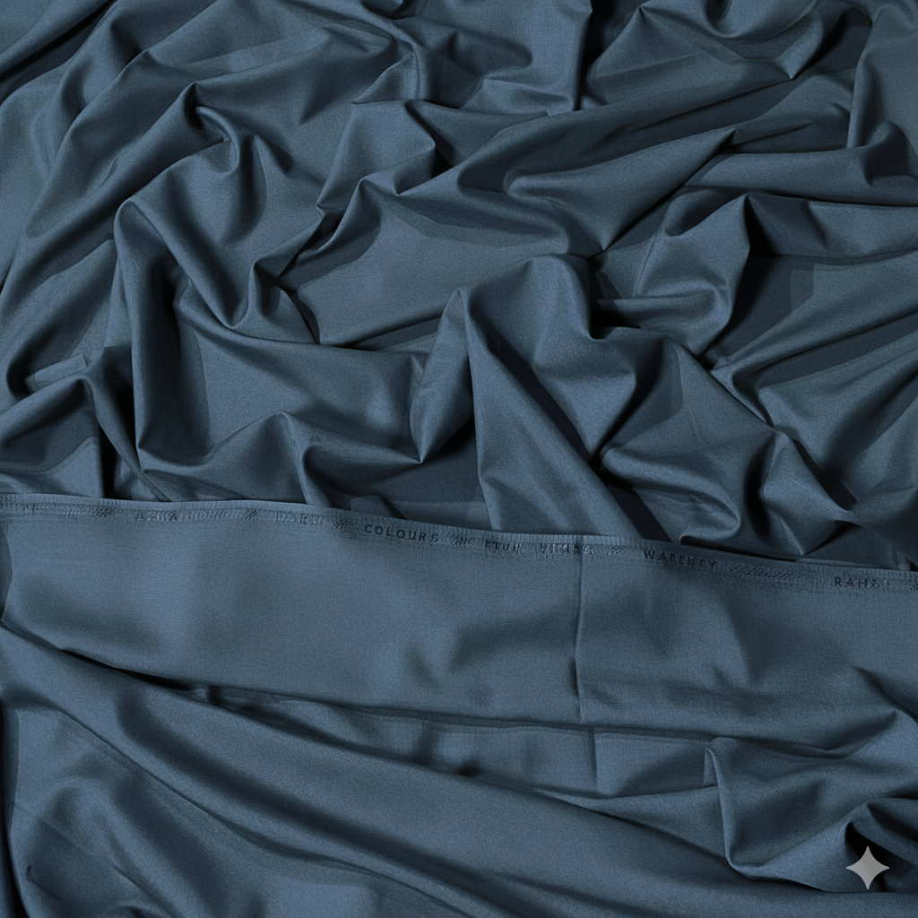 Rahat Washnwear SUIT – Soft Touch, Stylish Finish | 4 SEASON STUFF | SHADOW BLUE