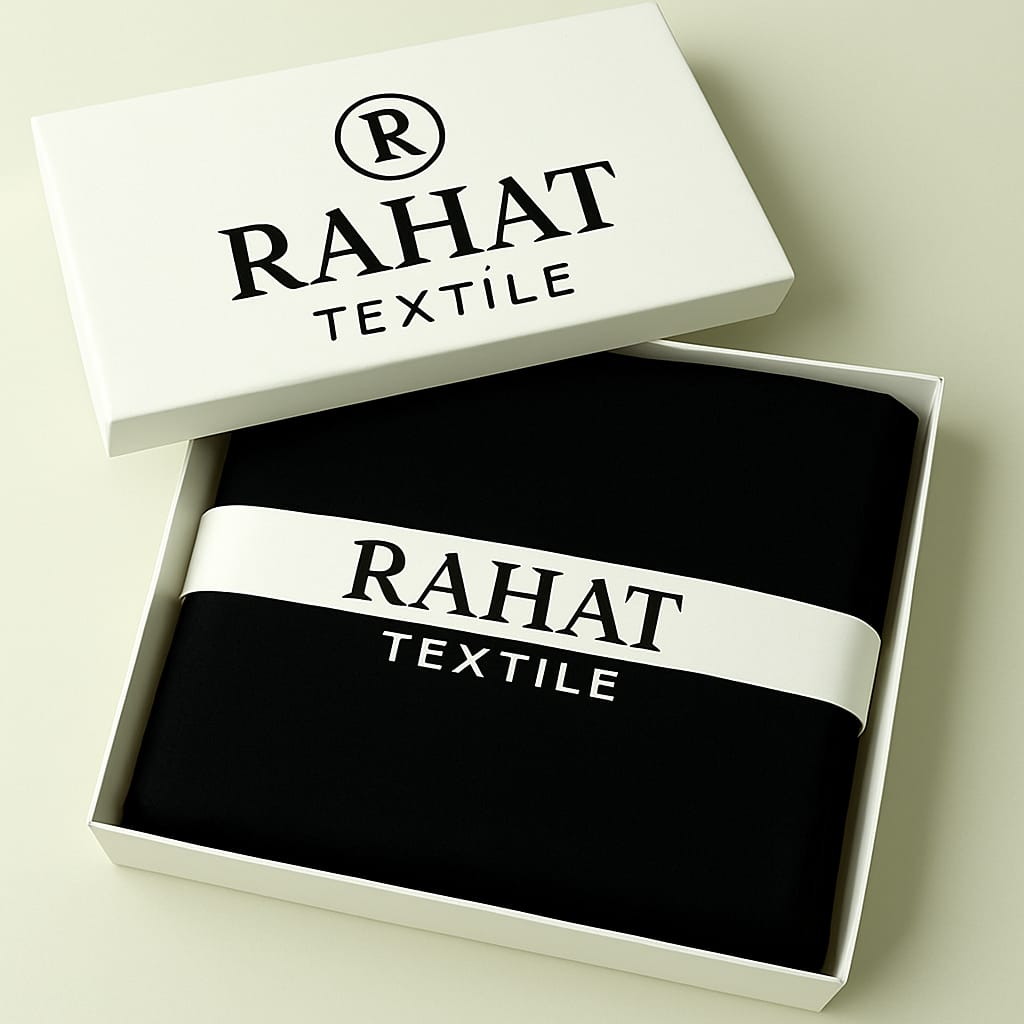 Special Jet Black Unstitched Suit for Men – Luxury Wash & Wear Fabric