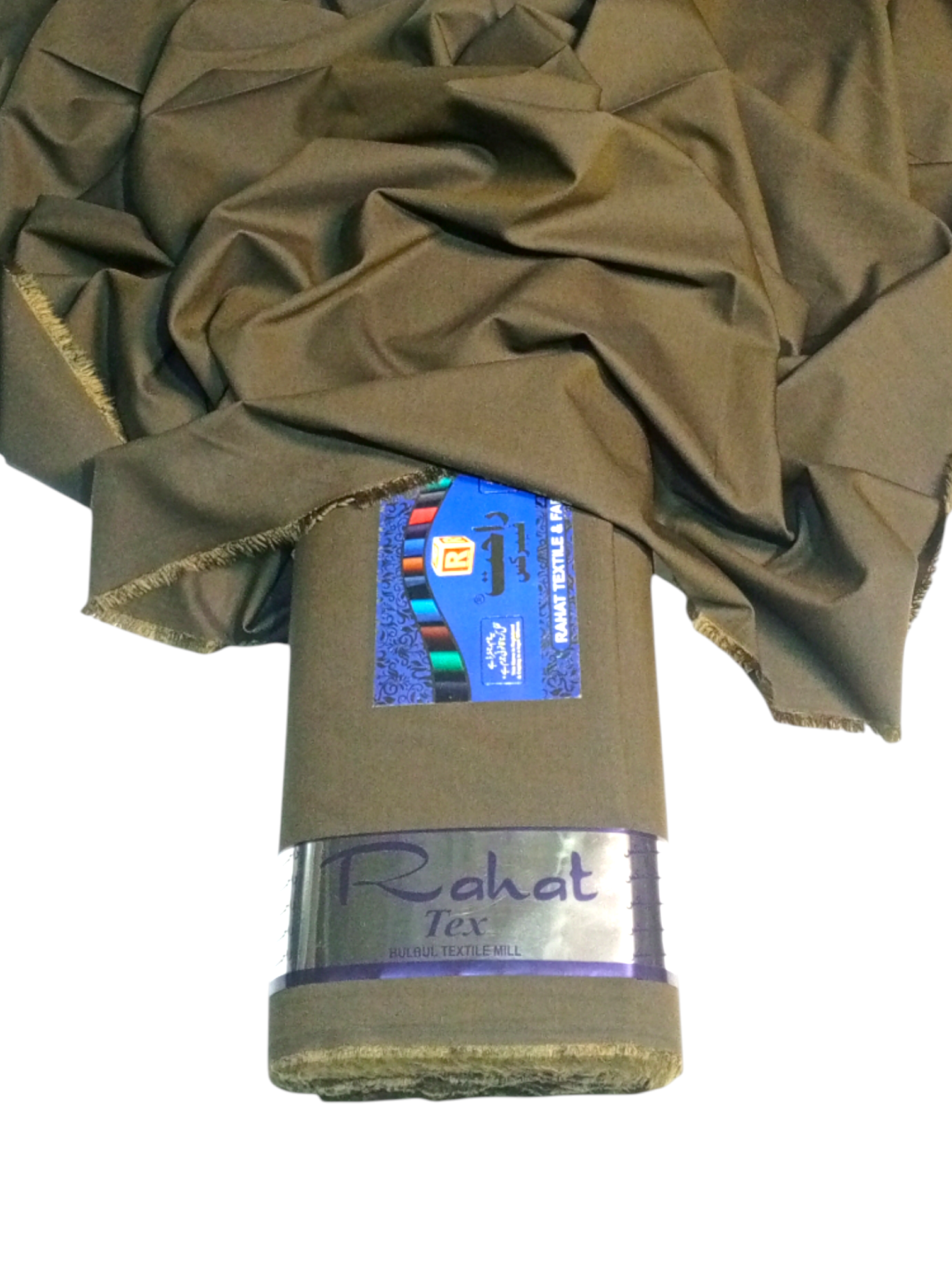 RAHMANIA WOOL UNSTICH SUIT FOR MEN (MEHNDI )