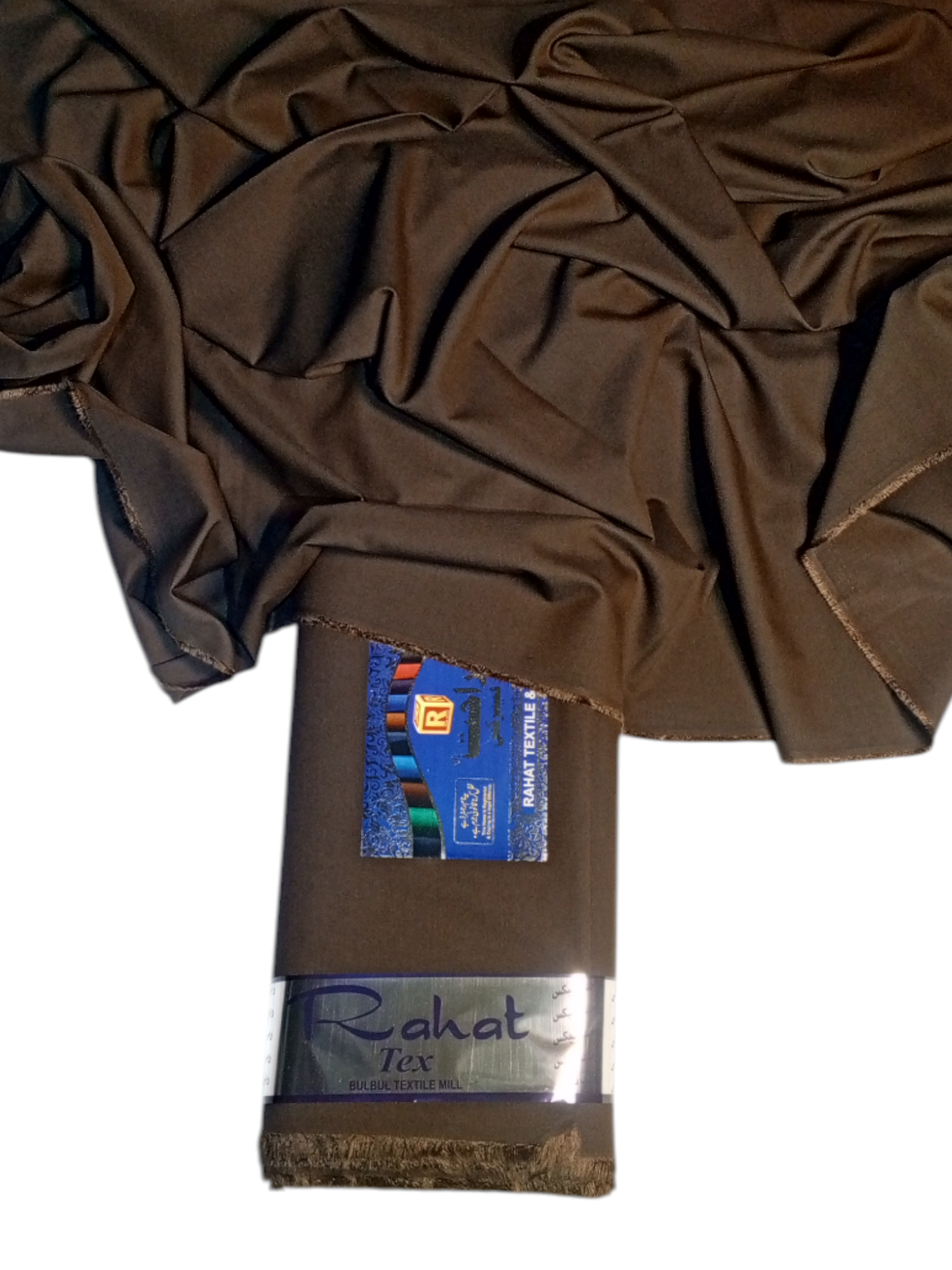 RAHMANIA WOOL UNSTICH SUIT FOR MEN ( CHOCOLATE )